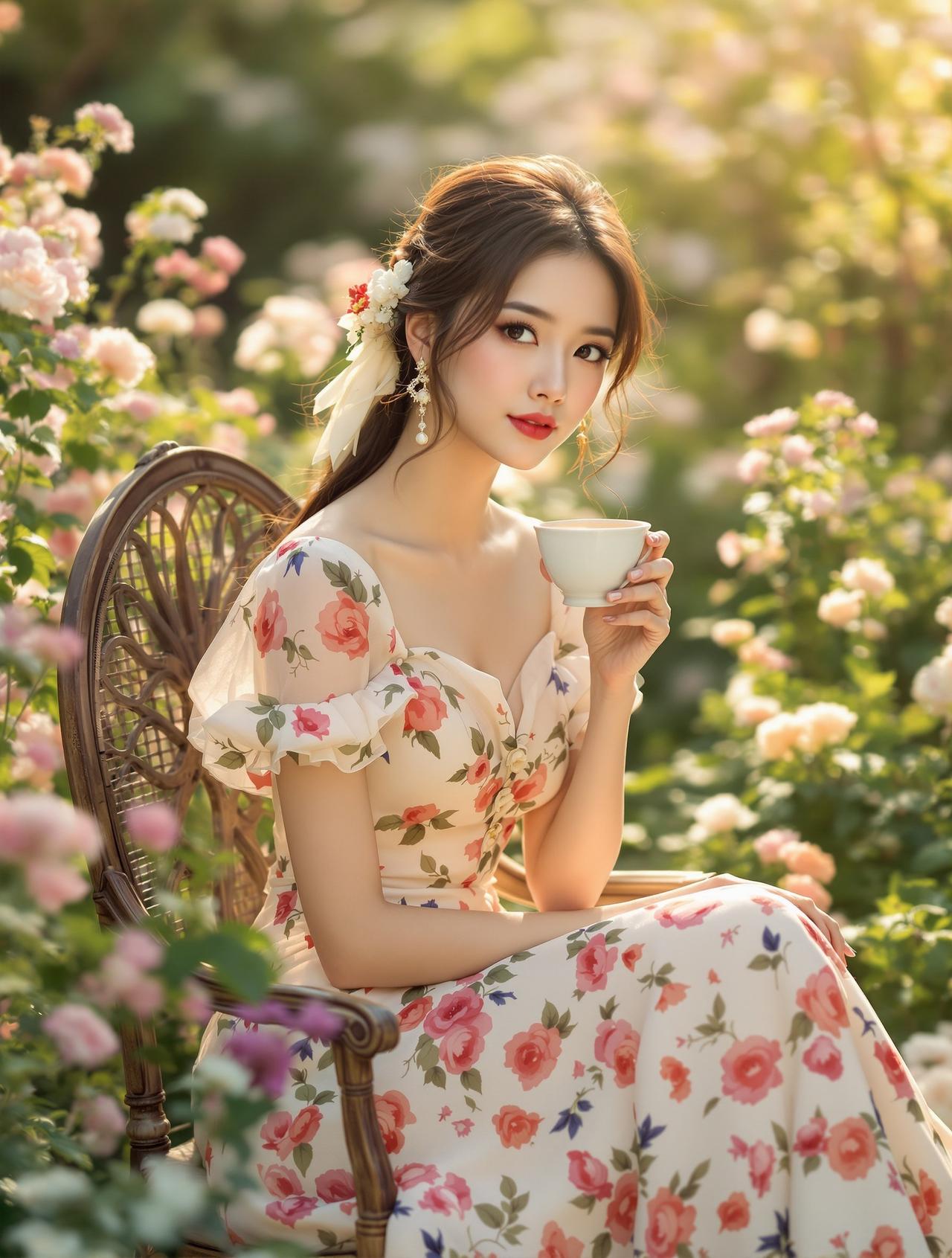 花园下午茶 - 网红写真写真 - 福利91